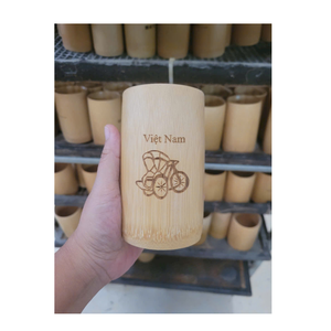 COPA DE BAMBÚ NATURAL DE MADERA ECOLÓGICA: VIET NAM BAMBÚ NATURAL PERSONALIZABLE CON LOGOTIPO PERSONALIZADO COPA DE BAMBÚ DE ALTA CALIDAD. - Product Image 1