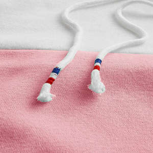 Sudadera con capucha para mujer Suéter de manga larga Jersey Fleece Drop Shoulder Sudadera con capucha a rayas Mujer - Product Image 3