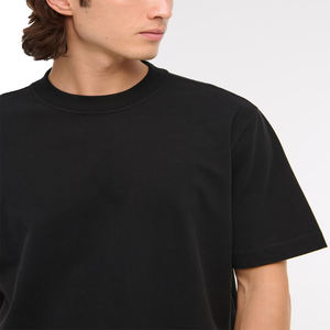 เสื้อยืดโอเวอร์ไซส์ผ้าฝ้ายหนานุ่มพรีเมียมสำหรับผู้ชาย สกรีนโลโก้ได้ สไตล์สตรีทแวร์ คอกลม เสื้อยืดเปล่าสไตล์วินเทจ ยูนิเซ็กส์ - Product Image 3