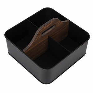 Antique Copper Powder Coating Metal <b>Utensil</b> <b>Holder</b> Farmhouse Large Punched Star Pattern For <b>Kitchen</b> Decor Countertop Wholesale - Product Image 6