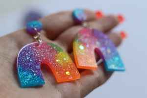 Fashion Jewelry Vintage Resin Earring Tassel Large Dangle Drop Beaded Resin Earring and Handmade Use <b>for</b> <b>Sale</b> - Product Image 2