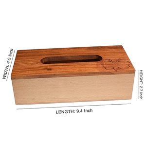 Caja de pañuelos de madera de calidad superior con detalles hechos a mano Acabado de caja de pañuelos de palisandro hecho a mano por CRAFT ZONE EXPORT - Product Image 6