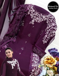 Collection Premium Superbe Georgette Avec Broderie Salwar Costume Femme Fabricant De Mode - Product Image 3