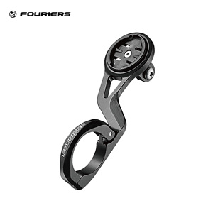 Support d'ordinateur anodisé noir Fouriers HA-GAMPR12 compatible avec GARMIN Edge & MIO & Bryton pour guidon de 31,8 mm - Product Image 2