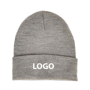 Gorro de Invierno Unisex OEM, Cálido, Grueso, de Punto Jacquard, 100% Acrílico, Vintage, a Prueba de Frío, Camuflaje, Bordado Sólido - Product Image 3