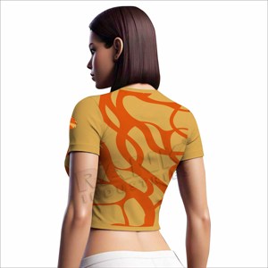 T-shirts courts pour femmes en matière durable de qualité supérieure, résistants, pour adultes, marque privée - Product Image 2