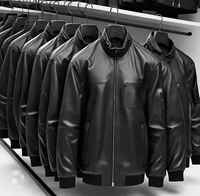 Veste en cuir d'hiver pour homme au design élégant, col montant, imperméable, respirante, coupe-vent, décontractée, légère, de haute qualité, tendance