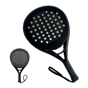 Paleta De fibra De carbono en forma De Diamante de diseño personalizado FCT 3K/12K/18K Raqueta De Padel con núcleo De EVA portátil 38mm - Product Image 4