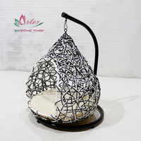Lit suspendu moderne pour chats et petits chiens, décoration de maison pour animaux de compagnie écologique avec motif animal, cadre en plastique et en métal