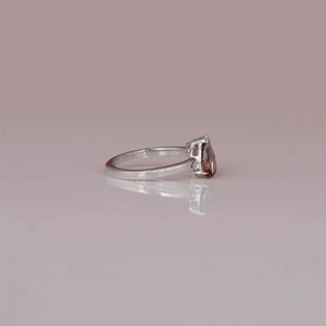 Bague en diamant à deux pierres poire coupe rayonnante diamant cultivé en laboratoire personnalisé 14K or massif bijoux de créateur cadeau pour les femmes - Product Image 2