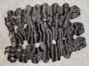 Venta al por mayor de pelo 100% sin procesar de un donante vietnamita camboyano profundo ondulado doble dibujado vendedores de pelo - Product Image 4