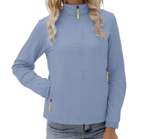 Veste softshell marron style motard pour femme, sur mesure, entièrement personnalisable en design et couleur. - Product Image 1