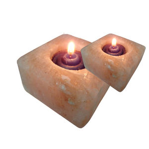 2025 élégant Himalayan Rock Salt Tea Light Bougeoir Décoration de maison de luxe avec cristal naturel sculpté de Style amour Fabriqué - Product Image 6
