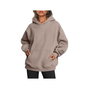 2025 vente en gros Logo personnalisé grande taille vêtements pour femmes sweat-shirt Logo personnalisé conception surdimensionné femmes sweats à capuche pour les femmes - Product Image 1