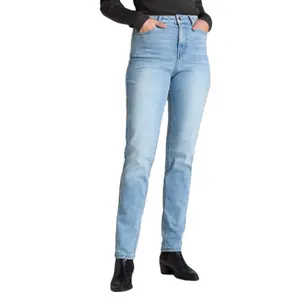 Mid Waist Women's Premium Quality Solid Color Straight Style Jeans Custom Design Wholesale Price Skinny Tight Women's Jeans