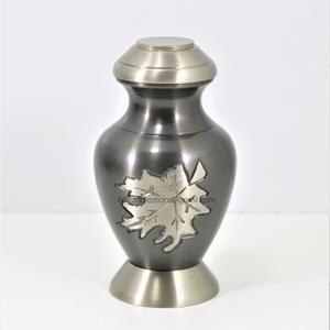 Urnes de crémation de haute qualité pour les cendres humaines Grey Avondale Mini urnes de crémation souvenir en laiton petites - Product Image 4