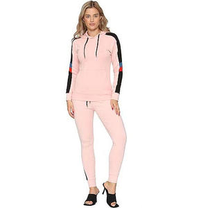 Ropa de entrenamiento de fabricante OEM, chándal para mujer, chándal de talla grande, chándal con capucha informal personalizado, chándal - Product Image 3