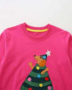 Otoño nuevo estilo europeo moda manga larga estampado de dibujos animados cuello redondo niñas sudadera para mujer - Product Image 6