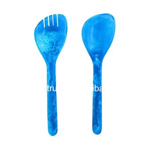 Handmade Resin Designer <b>Salad</b> <b>Server</b> Elegant Tableware <b>Salad</b> Spoons for Home Restaurant, and Dinnerware Sets - Product Image 1