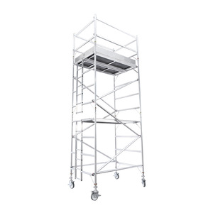<span class=keywords><strong>Échafaudage</strong></span> mobile industriel Vente Tours roulantes pliables <span class=keywords><strong>Échafaudage</strong></span> mobile en aluminium pour la construction - Product Image 1