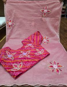 Fabricante indio, Sari de secuencia tradicional de calidad superior, último diseño, ropa de fiesta de boda disponible, precio al por mayor 2025 - Product Image 4