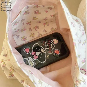 Bolso grande de lona de algodón al por mayor, diseño impreso personalizado, estilo de moda, bolso de hombro de nuevo diseño para estudiantes y mujeres - Product Image 4