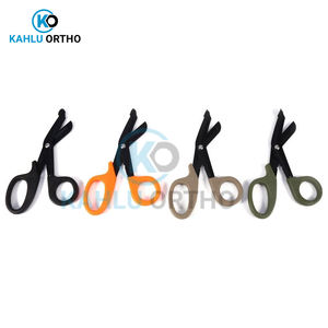 Tijeras de corte de vendaje de Enfermería Médica de forma curva de acero inoxidable EMT Trauma tijeras de KAHLU ORTHOPEDIC - Product Image 2