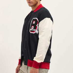 Chaquetas Bomber Clásicas para Hombre con Cierre Completo, Tejido Resistente al Agua y Dobladillo Acanalado para un Estilo Casual al Aire Libre - Product Image 2