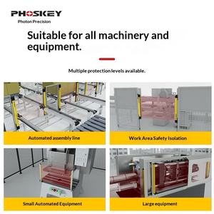 Sensores Ópticos PHOSKEY Série SG2C, Barreira de Luz de Segurança com Abertura de 20mm e 40mm, DC 10-30V, NPN - Product Image 2