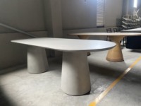 Großhandels preis Fabrik Direkt vertrieb Moderner Beton Esstisch Gartenmöbel Beton aus vietnam esi scher Fabrik