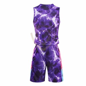 Conjunto de Camiseta de Baloncesto sin Mangas de Verano de Secado Rápido y Alta Calidad Personalizada para Hombre, Transpirable, 100% Poliéster, Servicio OEM, Ropa Deportiva para Conjuntos de Camisetas de Baloncesto - Product Image 3