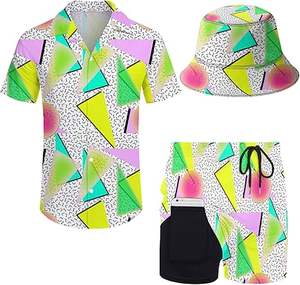 เสื้อเชิ้ตชายหาดลายดอกไม้สำหรับผู้ชาย ฤดูร้อนปี 2024 เสื้อเชิ้ตแขนสั้นสไตล์ฮาวายสำหรับชายหาด - Product Image 6