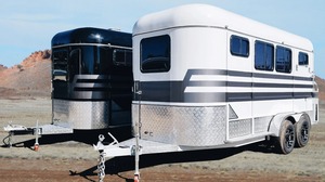 Customized 3 Horse <b>Float</b> Gooseneck Semi-trailer with Large Bed 4T Payload Double Axle Electric Brakes For Sale - Product Image 6