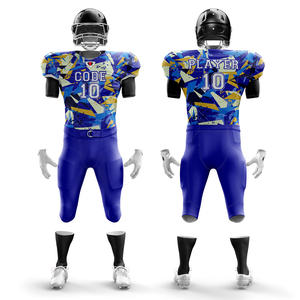2025 uniformes de football américain personnalisés maillot grande taille avec sublimation et broderie dernière conception à bas prix - Product Image 1