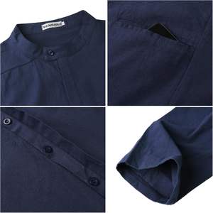 Kaftan para hombres-Thobe musulmán de manga larga con cierre de botón OEM y etiqueta privada disponible MOQ bajo de Pakistán - Product Image 4