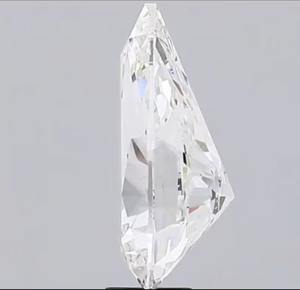 Hermoso D E F Color Pear Cut Lab Grown Diamonds VS + Clarity Making para colgante de diamante y regalo de joyería personalizado para ella - Product Image 4