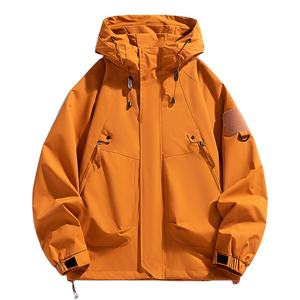 แจ็กเก็ตกันลมมีฮู้ดกันน้ำระบายอากาศได้ดีของผู้ชายเสื้อโค้ทผ้าเนื้อหนาเสื้อ2026กันลม - Product Image 2