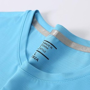 Usine en gros de haute qualité Slim Fit respirant maille T-Shirts Sport d'été séchage rapide chemises d'entraînement hommes livraison DDP - Product Image 3