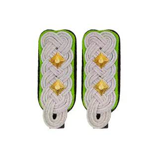 OEM Fábrica Hecha a mano Marina Plata Charretera Oficial Uniforme Hombro Tablero Mejor Venta Guardia Uniforme Accesorios - Product Image 6