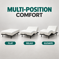 Matelas intelligent à soutien ferme, matelas de lit électrique réglable, matelas en mousse à mémoire de forme avec design ergonomique, fabricant OEM