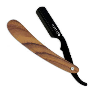 Navaja de Afeitar Profesional Vintage de Borde Recto, Calidad de Salón, para Afeitado de Precisión y Cuidado Personal - Product Image 1