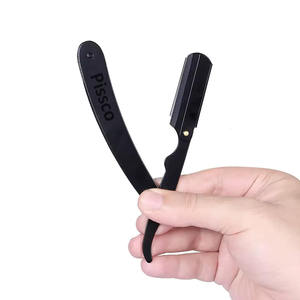 Stainless Steel Manual Shaver Straight Edge Safety <b>Razor</b> <b>Mens</b> Grooming Hair Removal Shaving <b>Razors</b> - Product Image 1