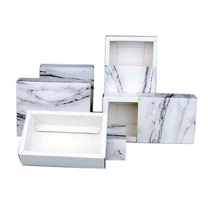 Boîte à tiroirs Boîte d'emballage pour bibelots et sous-vêtements Boîte d'emballage en carton imprimé Boîte cadeau pliable en papier kraft sur mesure - Product Image 1