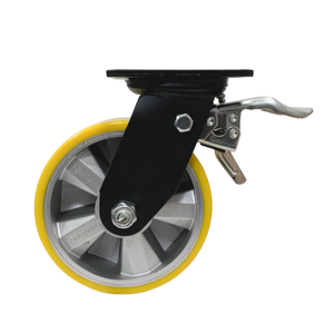 Roue de frein à roulement à billes PU robuste de 8 pouces - Product Image 2