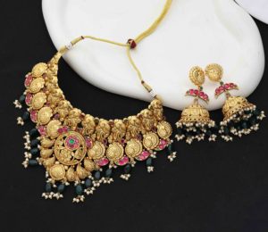 Antiguo latón mate templo ortodoxo Festival boda joyería tradicional gargantilla collar perlas para moda especial - Product Image 1