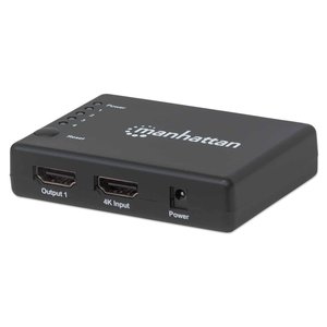ตัวแยกสัญญาณวิดีโอ Manhattan 4K แบบ 4 พอร์ต สำหรับจอแสดงผลและจอภาพ - Product Image 1