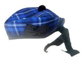 หมวก glengarry โลโก้ตามสั่งบริการ OEM พร้อมผ้าตาหมากรุกแท้และริบบิ้น - Product Image 5