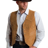 Gilet en cuir à franges de style western pour homme, personnalisé, avec glands, veste sans manches contemporaine, costume de danse de scène, vêtements de performance