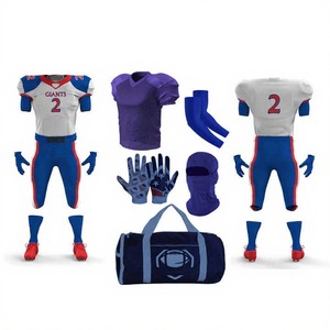 Ensemble complet d'offres de football américain Chemise, gants, sacs de sport et plus encore, rembourrés, personnalisés et de haute qualité - Product Image 4