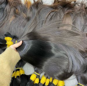Extensiones de Cabello Humano Virgen al Por Mayor |   Cabello Virgen Vietnamita a Precio de Fábrica, Ondulado Natural, Liso, Color Natural, 36 Pulgadas - Product Image 1